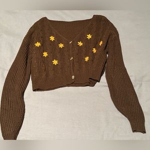 SHEIN flower cardigan